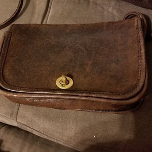Leather Coach purse